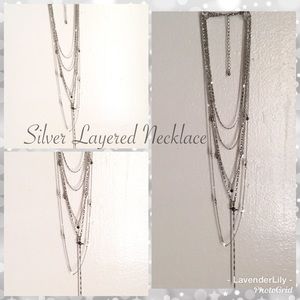 Silver Layered Necklace